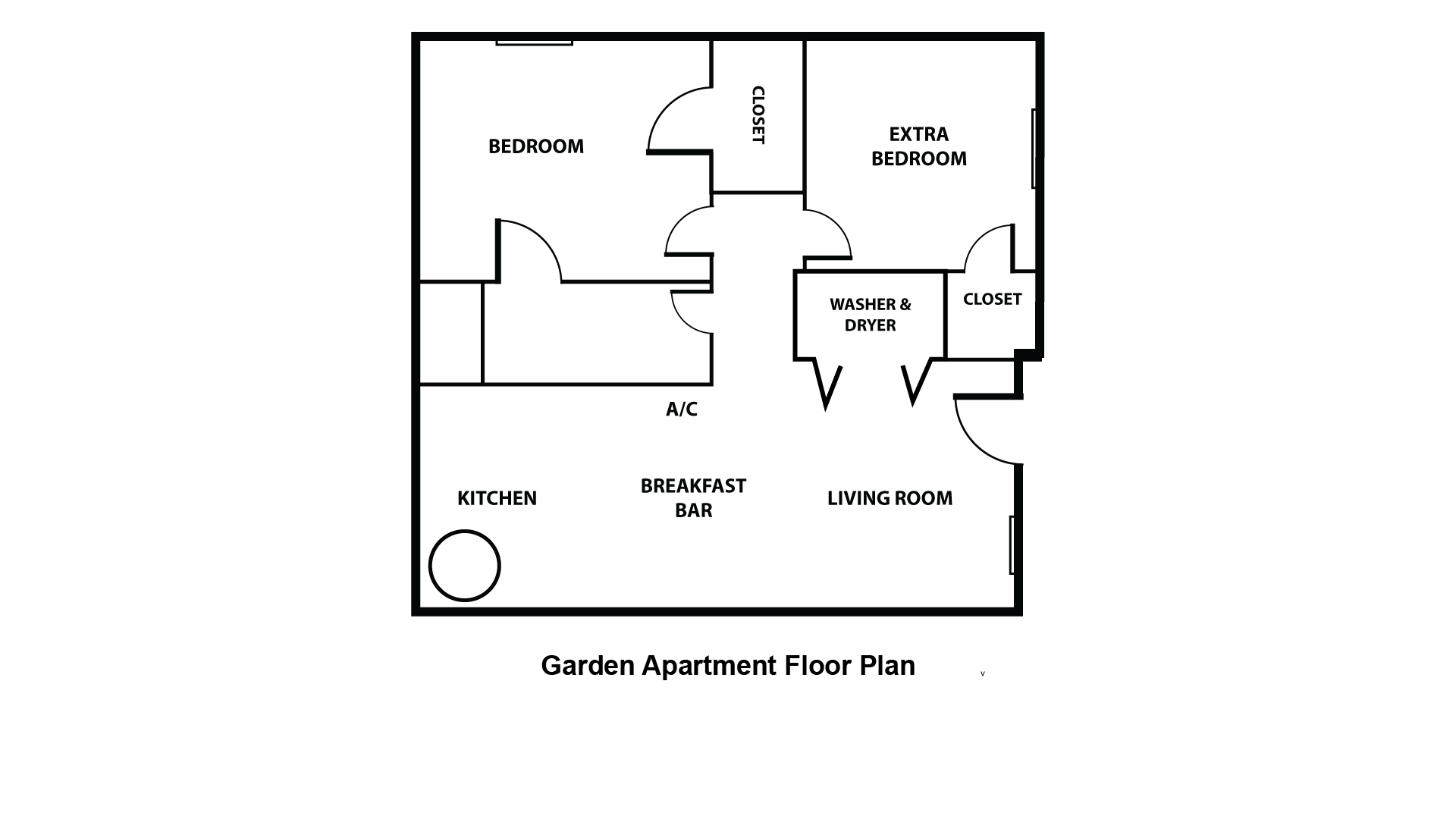 Garden Apartment Floorplan
